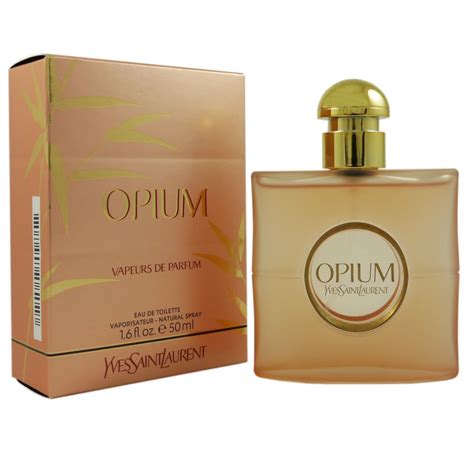 yves saint laurent opium vapeurs de parfum 50 ml|opium perfume original bottle.